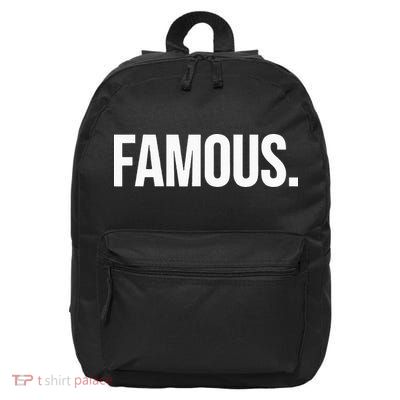 Famous Celebrity 16 in Basic Backpack