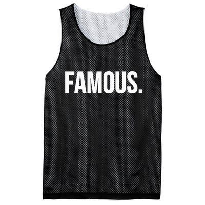Famous Celebrity Mesh Reversible Basketball Jersey Tank
