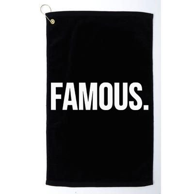Famous Celebrity Golf Towel