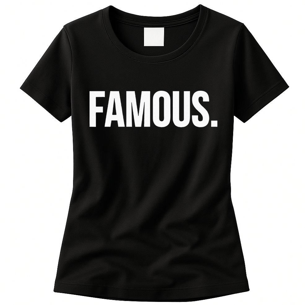 Famous Celebrity Womens T-Shirt