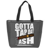 Funny Cigar Zip Tote Bag