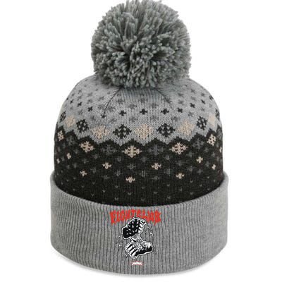 Fight Club Full Violence The Baniff Cuffed Pom Beanie