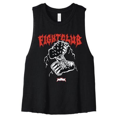 Fight Club Full Violence Women's Racerback Cropped Tank