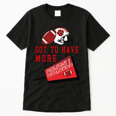 Football Cowbell Tall T-Shirt
