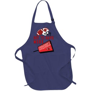 Football Cowbell Full-Length Apron With Pockets