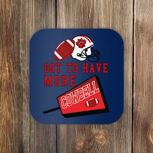 Football Cowbell Coaster