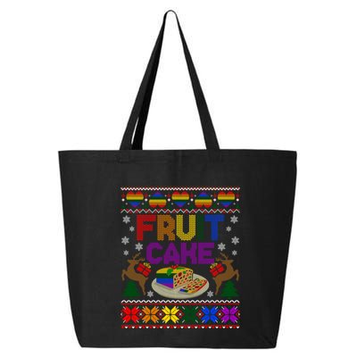 Fruit Cake Funny Ugly Christmas Lgbt Cool Gift 25L Jumbo Tote