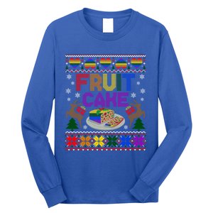 Fruit Cake Funny Ugly Christmas Lgbt Cool Gift Long Sleeve Shirt