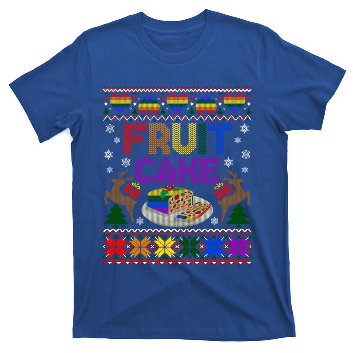 Fruit Cake Funny Ugly Christmas Lgbt Cool Gift T-Shirt