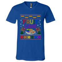 Fruit Cake Funny Ugly Christmas Lgbt Cool Gift V-Neck T-Shirt