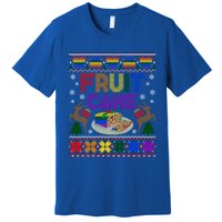 Fruit Cake Funny Ugly Christmas Lgbt Cool Gift Premium T-Shirt