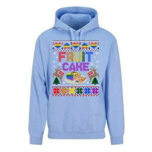 Fruit Cake Funny Ugly Christmas Lgbt Cool Gift Unisex Surf Hoodie