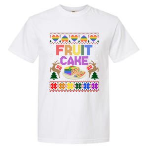 Fruit Cake Funny Ugly Christmas Lgbt Cool Gift Garment-Dyed Heavyweight T-Shirt