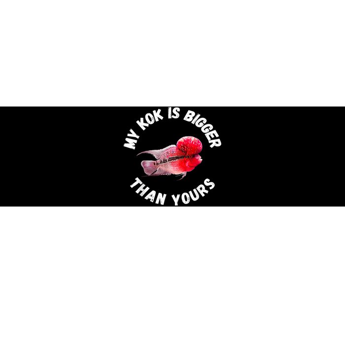 Flowerhorn Cichlid Funny Design Bumper Sticker