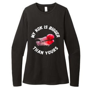 Flowerhorn Cichlid Funny Design Womens CVC Long Sleeve Shirt