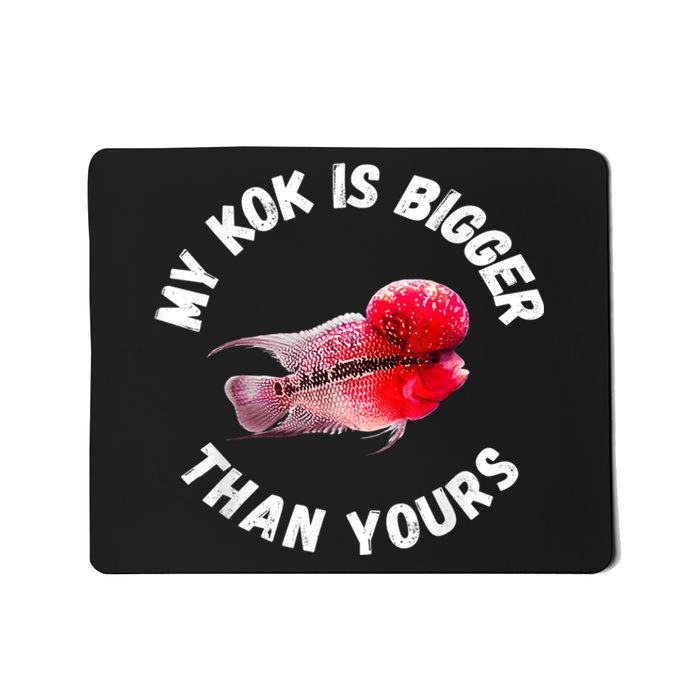 Flowerhorn Cichlid Funny Design Mousepad