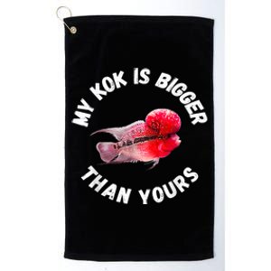 Flowerhorn Cichlid Funny Design Platinum Collection Golf Towel