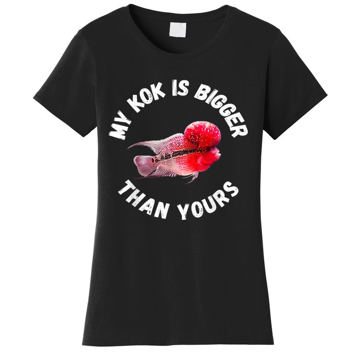 Flowerhorn Cichlid Funny Design Women's T-Shirt