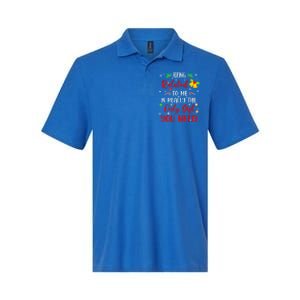 Funny Christmas Family Squad Xmas Funny Gift Being Related To Me Cute Gift Softstyle Adult Sport Polo