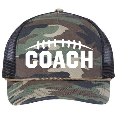 Football Coach Retro Rope Trucker Hat Cap