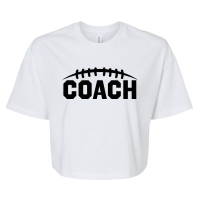 Football Coach Bella+Canvas Jersey Crop Tee