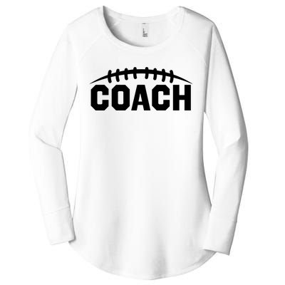 Football Coach Women's Perfect Tri Tunic Long Sleeve Shirt