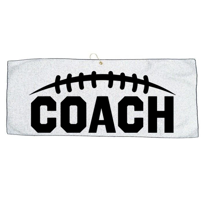 Football Coach Large Microfiber Waffle Golf Towel