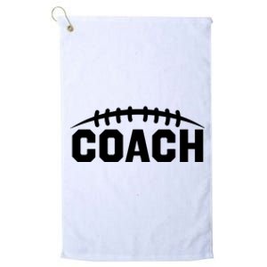 Football Coach Platinum Collection Golf Towel