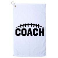 Football Coach Platinum Collection Golf Towel