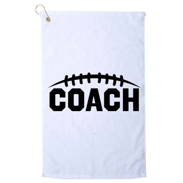 Football Coach Platinum Collection Golf Towel