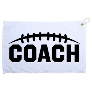 Football Coach Grommeted Golf Towel