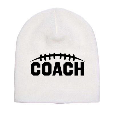 Football Coach Short Acrylic Beanie