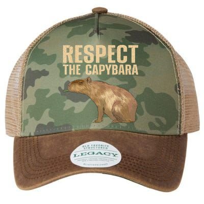 Funny Capybara For Women Cavy Rodent Capybara Lover Legacy Tie Dye Trucker Hat