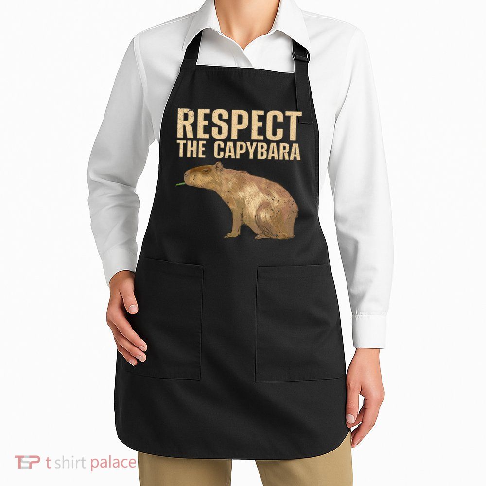 Funny Capybara For Women Cavy Rodent Capybara Lover Apron
