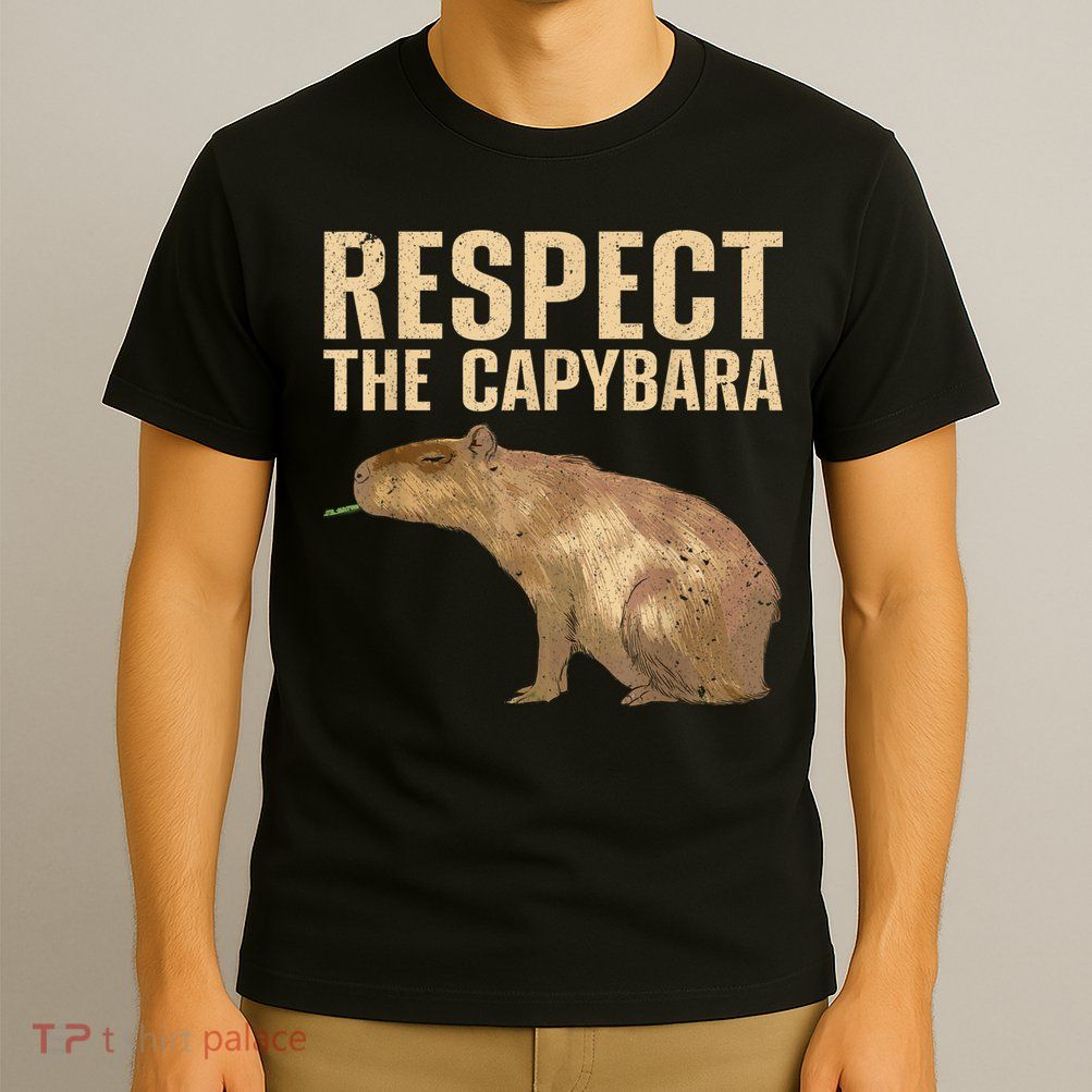 Funny Capybara For Women Cavy Rodent Capybara Lover T-Shirt