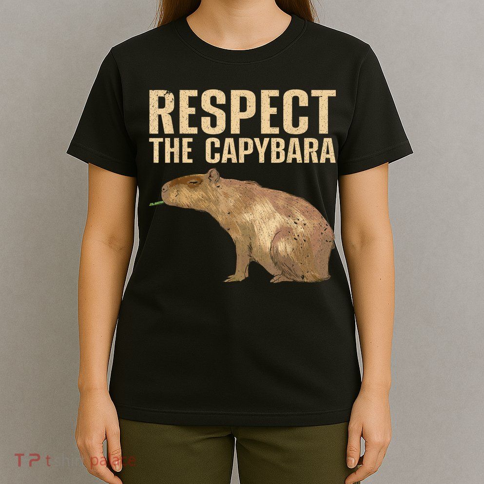 Funny Capybara For Women Cavy Rodent Capybara Lover T-Shirt