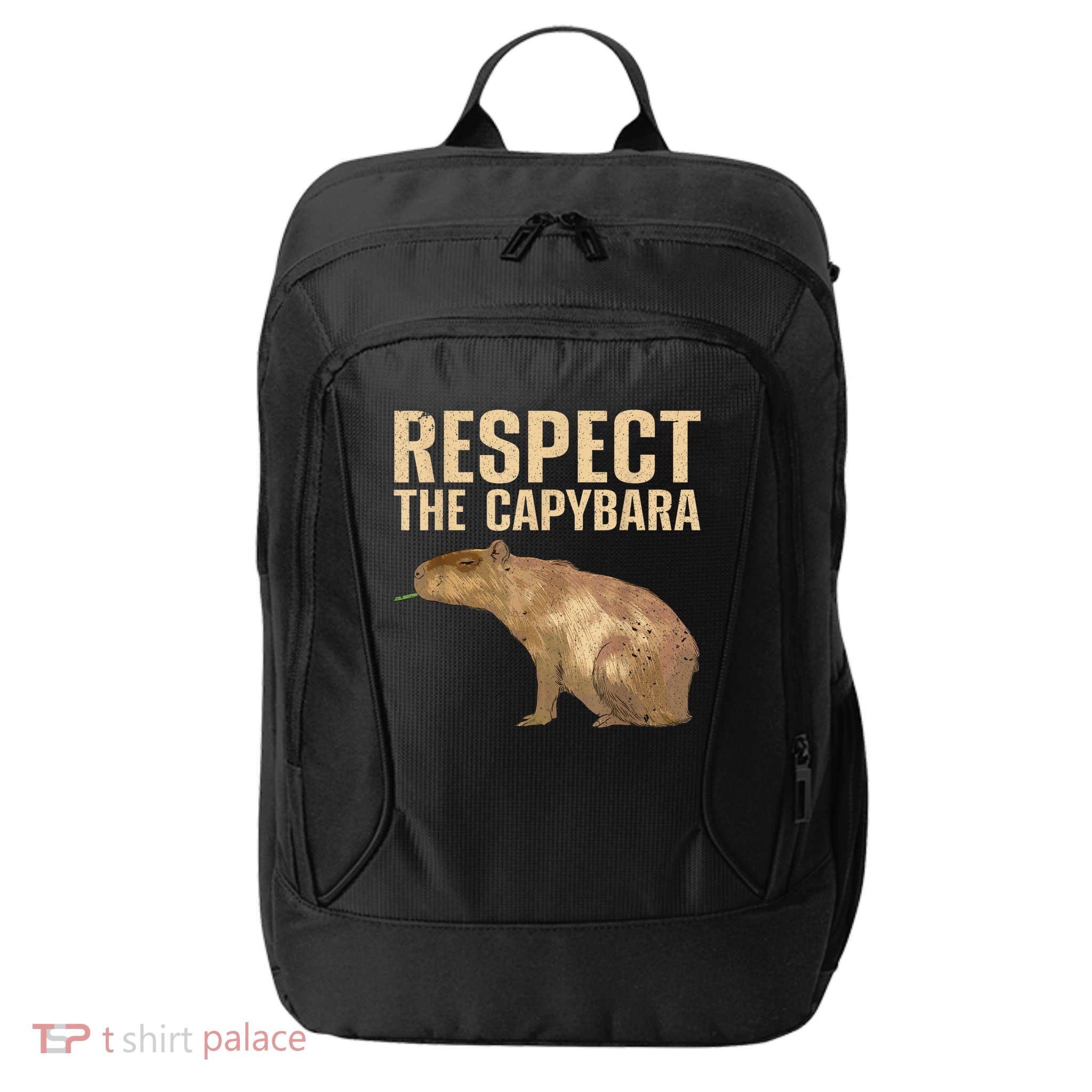 Funny Capybara For Women Cavy Rodent Capybara Lover City Backpack