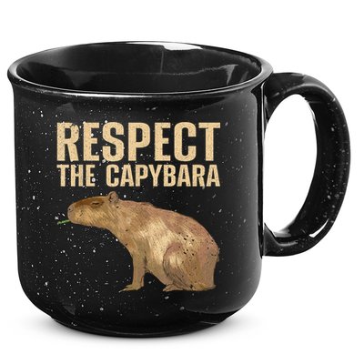 Funny Capybara For Women Cavy Rodent Capybara Lover 15oz Campfire Ceramic Mug