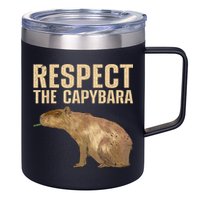Funny Capybara For Women Cavy Rodent Capybara Lover 12oz Stainless Steel Coffee Mug