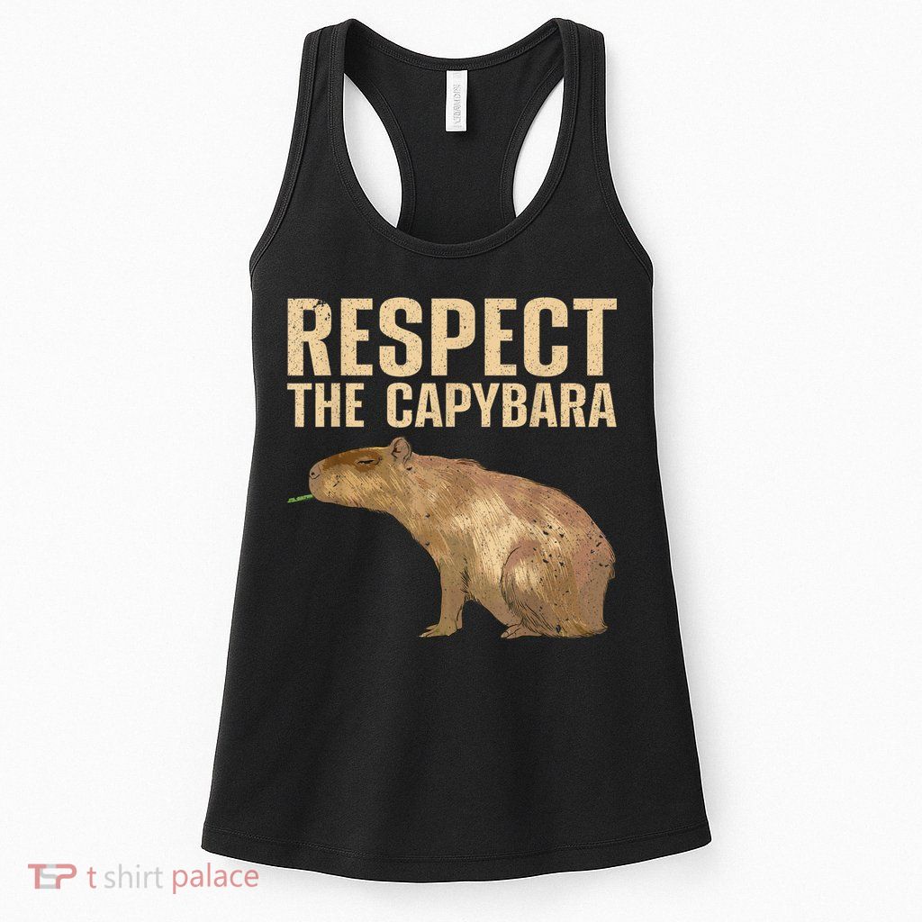 Funny Capybara For Women Cavy Rodent Capybara Lover Womens Tank Top