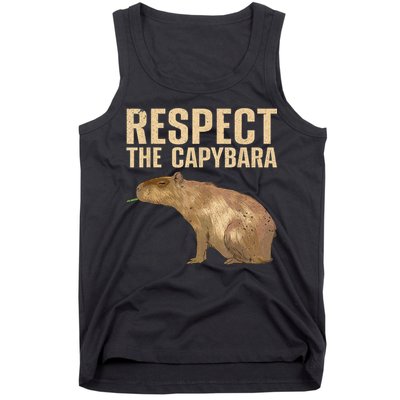 Funny Capybara For Women Cavy Rodent Capybara Lover Tank Top