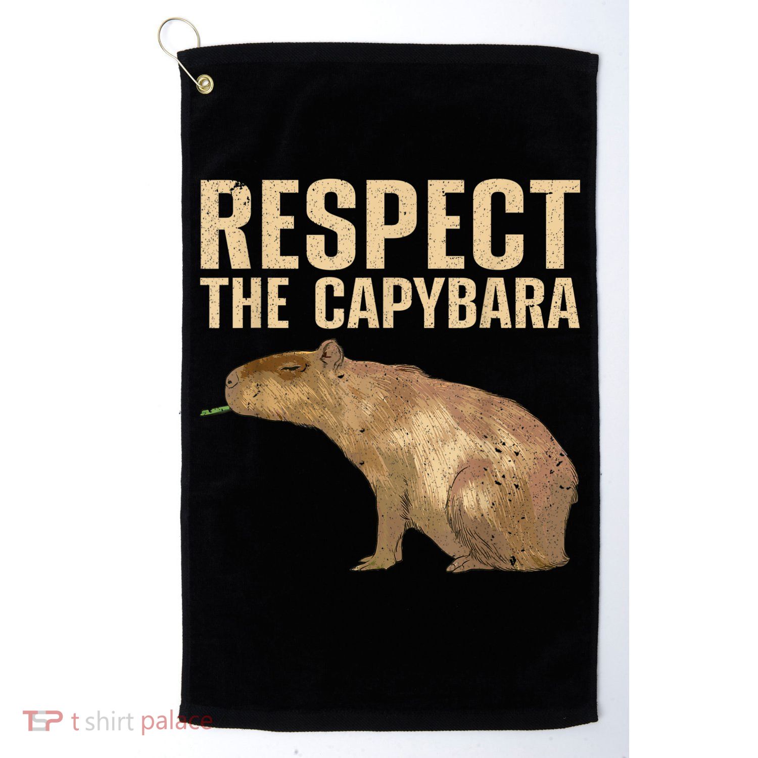 Funny Capybara For Women Cavy Rodent Capybara Lover Golf Towel