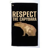 Funny Capybara For Women Cavy Rodent Capybara Lover Golf Towel