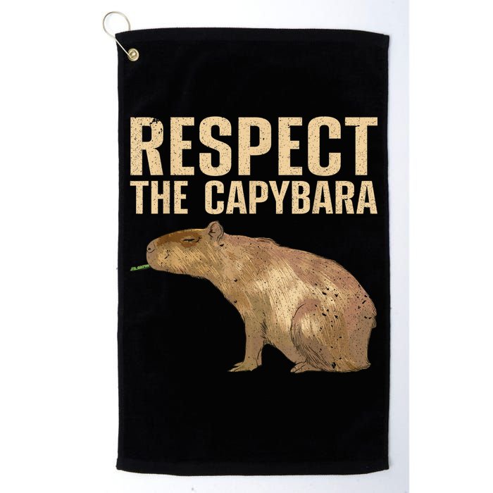 Funny Capybara For Women Cavy Rodent Capybara Lover Golf Towel