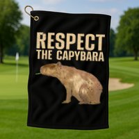 Funny Capybara For Women Cavy Rodent Capybara Lover Golf Towel