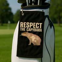 Funny Capybara For Women Cavy Rodent Capybara Lover Golf Towel