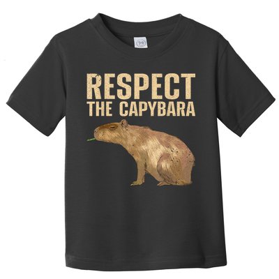 Funny Capybara For Women Cavy Rodent Capybara Lover Toddler T-Shirt