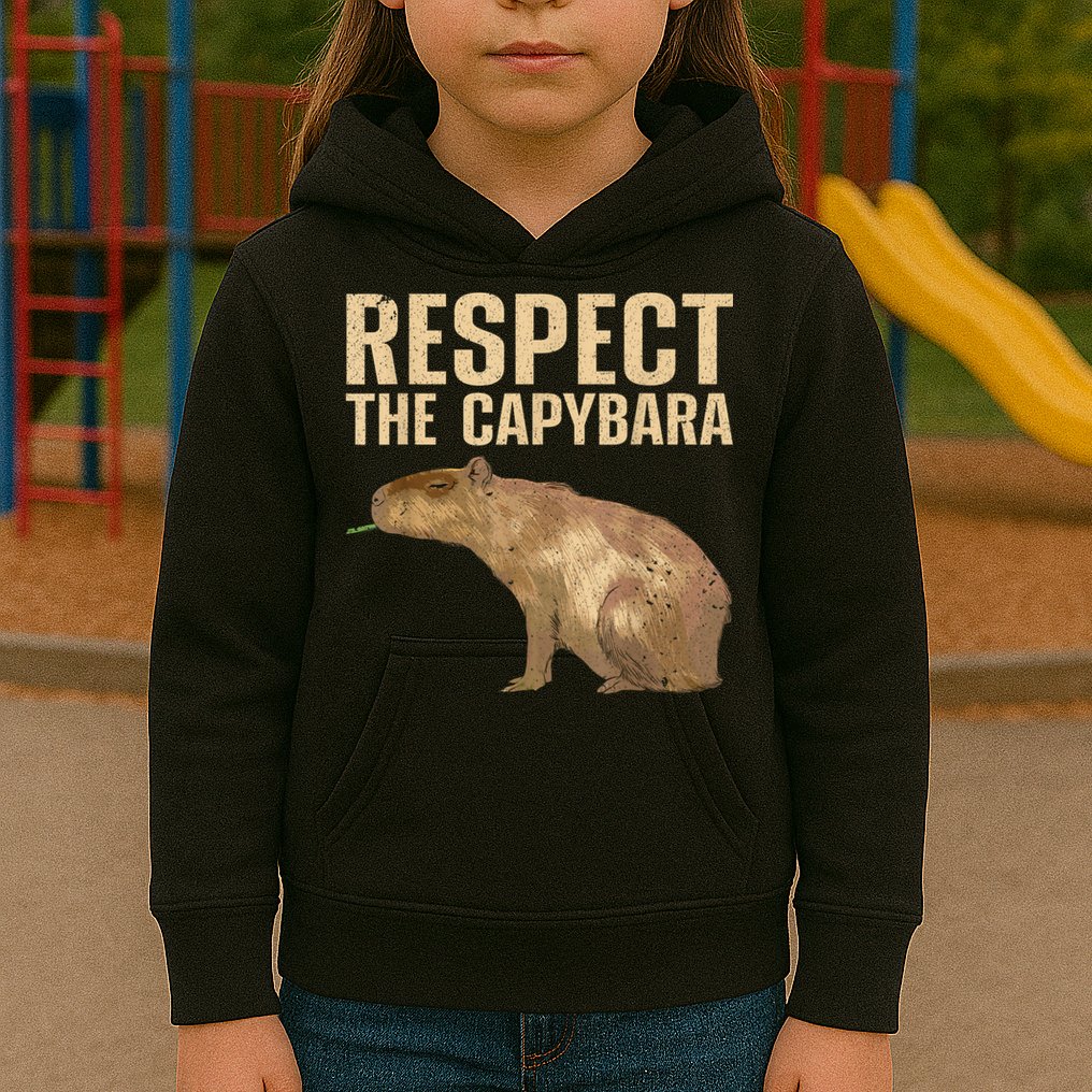 Funny Capybara For Women Cavy Rodent Capybara Lover Kids Hoodie