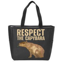 Funny Capybara For Women Cavy Rodent Capybara Lover Zip Tote Bag