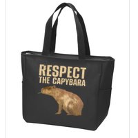 Funny Capybara For Women Cavy Rodent Capybara Lover Zip Tote Bag